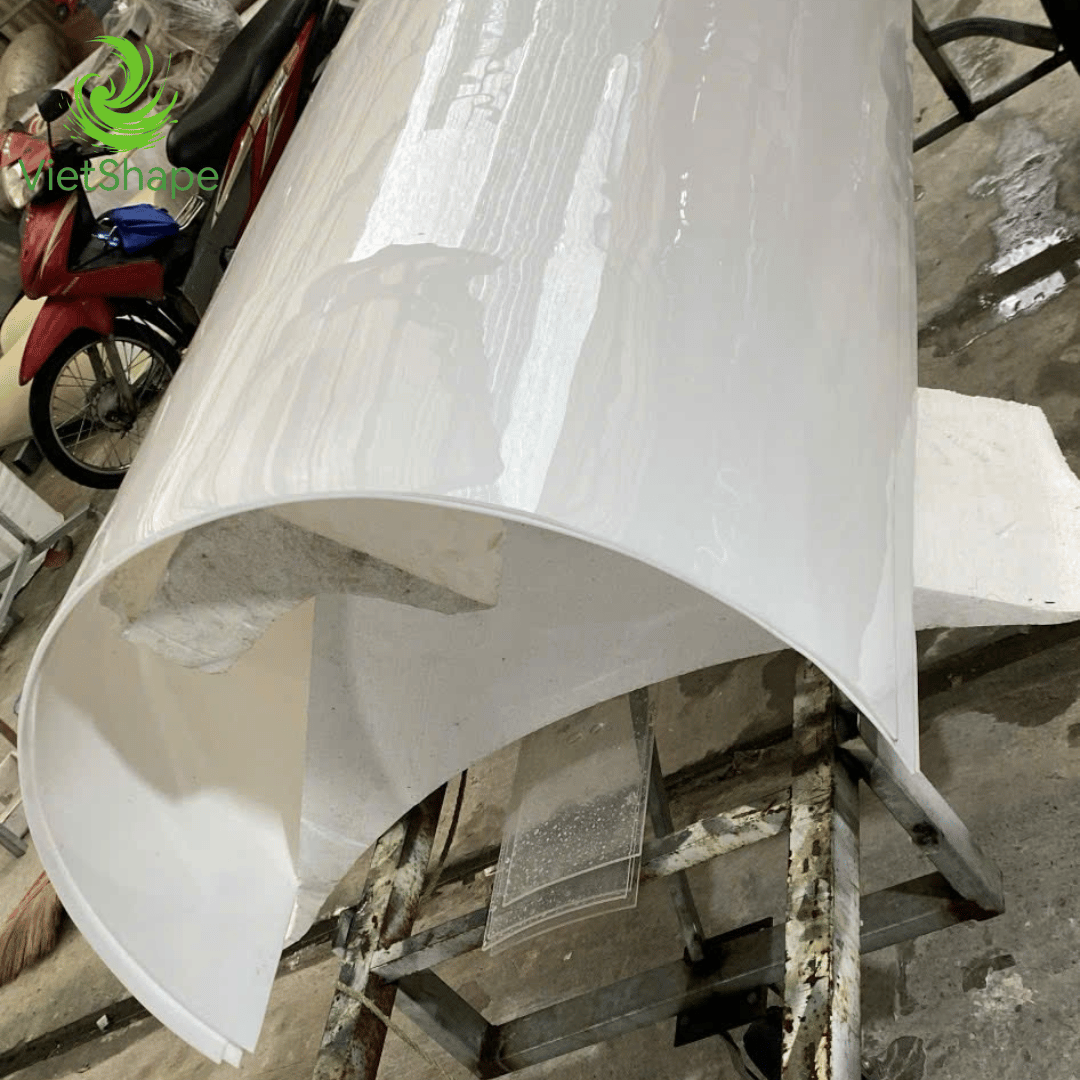 sản phẩm mica uốn cong