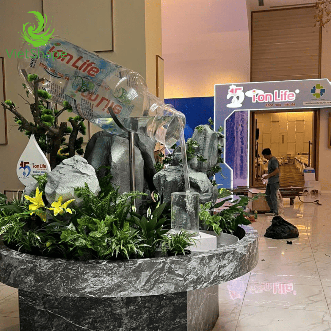 Thi công mockup 3D tại showroom
