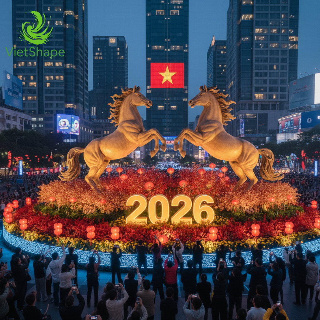 ý tưởng trang trí tết 2026