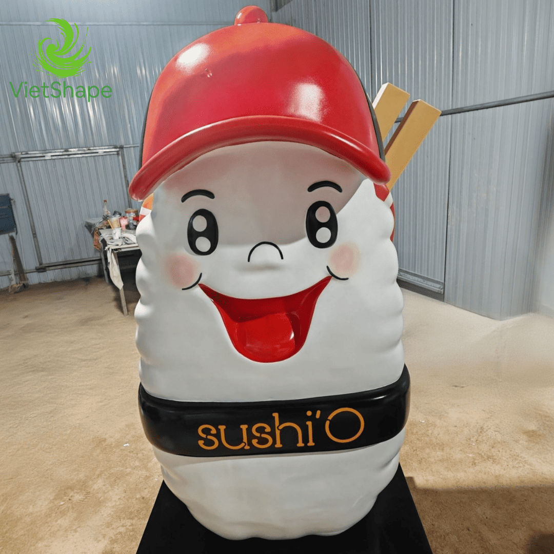 Mô hình sushi 3d bằng nhựa composite