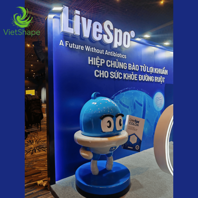 mô hình LiveSpo Colon bằng nhựa composite do VietShape thi công